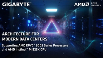 GIGABYTE выпускает серверы на AMD EPYC и AMD Instinct MI325X