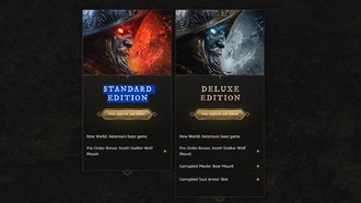 New World Aeternum: издания и бонусы за предварительный заказ