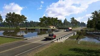 Новый Орлеан и штат Луизиана в симуляторе ATS