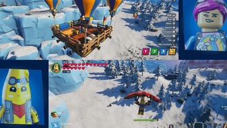 Как играть в LEGO Fortnite на разделенном экране