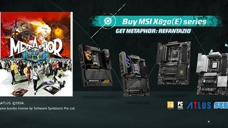 Метафора комплектов MSI: ReFantazio с покупками материнских плат X870(E)