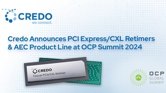 Credo анонсирует новые продукты на саммите OCP 2024