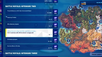 Все локации Ultima Carver Overgrowth в Fortnite