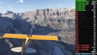 Microsoft Flight Simulator 2024 потребляет до 180 Мбит/с интернет-трафика во время полета