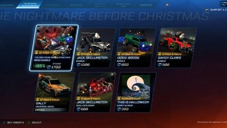 Rocket League: как получить предметы события «Кошмар перед Рождеством»