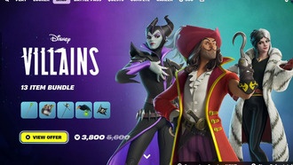 Все скины злодеев Disney в Fortnite