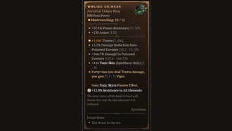 Как получить уникального персонажа «Пьющий раны» в Diablo 4