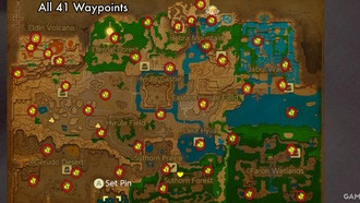 Каждая точка быстрого перемещения в Zelda: Echoes of Wisdom