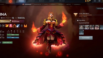 Dota 2: Как играть за Лину (лучшие предметы и стиль игры)