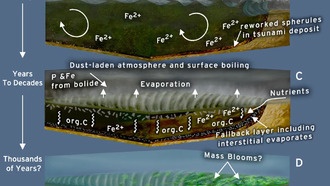 Падение метеорита 3,26 млрд лет назад и ранняя жизнь