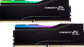На фото модули памяти G.Skill Trident Z5 CK Series DDR5 CUDIMM с драйверами тактовой частоты
