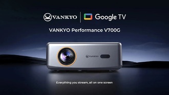VANKYO представляет производительный проектор Google TV V700G — как раз к праздникам