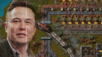 Илон Маск и другие звёзды технологического рынка играют в Factorio