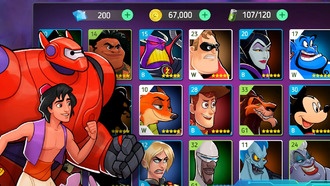 Коды героев Диснея