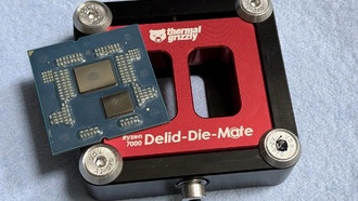 Снятая крышка Ryzen 7 9800X3D фото подтверждает, что кристалл 3D V-cache перемещен под ПЗС