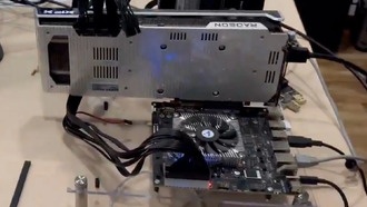 Демонстрация процессора RISC-V с графическим процессором RX 7900 XTX в Debian Linux