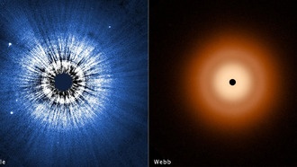 Хаббл и Уэбб исследуют удивительно гладкий диск вокруг Веги