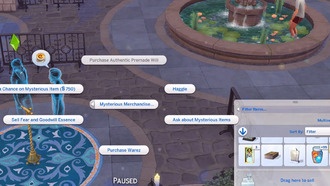 Таинственный торговец Уэйлон Варез Местоположение в The Sims 4