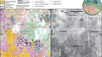 Изучение тессеры Хаастце-баад на Венере: два крупных столкновения