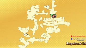 Марио и Луиджи: Братство - Все локации спрайтовых лампочек на острове Рейнфорст