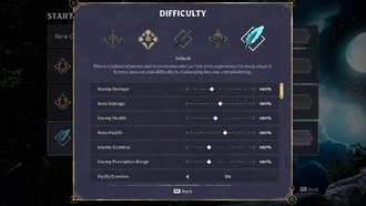 Лучшие пользовательские настройки сложности для строителей в Enshrouded