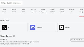 Ссылки на частные сервера Roblox Fisch
