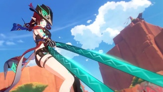 В новом трейлере Часки из Genshin Impact – динамичная погоня