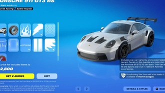Fortnite: Как получить Porsche 911 GT3 RS