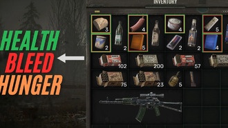 Сталкер 2: Объяснение исцеления, голода и кровотечения