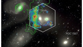 Столкновение галактики со скоростью 2 миллиона миль в час запечатлено в беспрецедентных подробностях