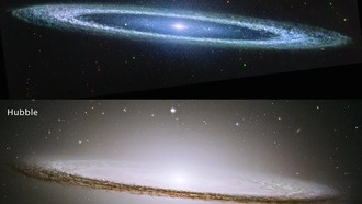 Галактика Сомбреро ослепляет на новых изображениях и видео Уэбба