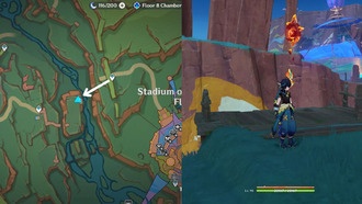 Genshin Impact: все локации Pyroculus в районе Тескатепетонко