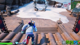 Как прыгать с уступа и приземляться перекатом в Fortnite