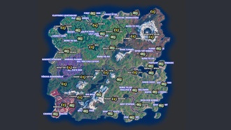 Фортнайт: Расположение сундуков с элементалями