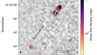 В квазаре J1601+3102 обнаружен большой радиовыброс