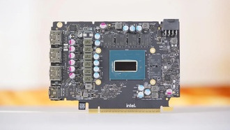 Новый графический процессор Intel Arc обнажился в несанкционированном пип-шоу