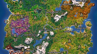 Все локации спрайтов Земли в Fortnite
