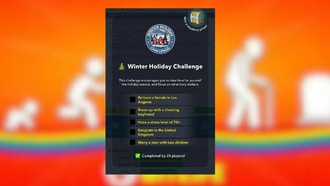 Bitlife: Как пройти испытание «Зимние каникулы»