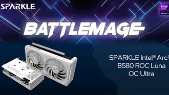 Sparkle готовит новые дизайны видеокарт Intel Arc Battlemage