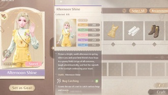 Как ловить насекомых и получить костюм для ловли насекомых в Infinity Nikki