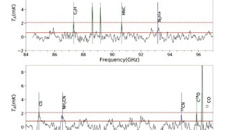 В разбухающей спиральной галактике обнаружены плотный молекулярный газ и пылевой тор
