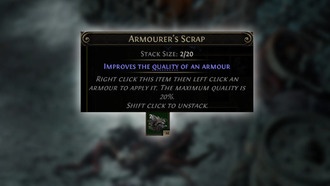 Как повысить качество брони и оружия в Path of Exile 2