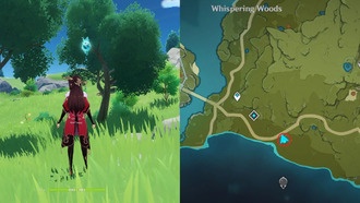 Genshin Impact: все локации Anemoculus в Starfell Valley