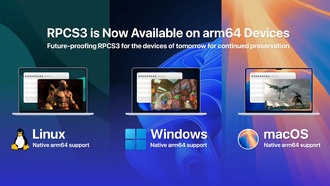 Эмулятор PlayStation 3 RPCS3 получает встроенную поддержку arm64 на Linux, macOS и Windows