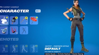 Как выбрать стиль для скина по умолчанию в Fortnite