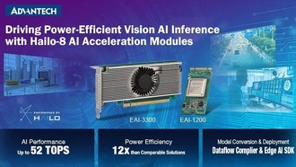 Advantech представляет модули ускорения искусственного интеллекта на базе Hailo-8 для высокоэффективных приложений машинного зрения с использованием искусственного интеллекта
