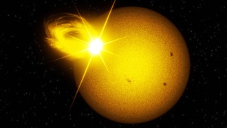 Наблюдения показывают, что звезды, подобные Солнцу, испускают супервспышки раз в столетие