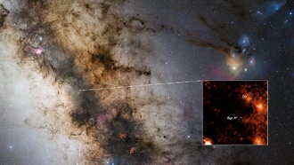 Первая в истории двойная звезда обнаружена вблизи сверхмассивной черной дыры нашей галактики