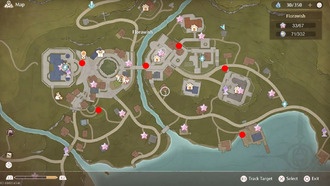 Infinity Nikki: Расположение фонарных столбов и решения головоломок