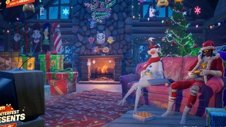 Fortnite: Подарки на Winterfest 2024 и Санта-Догг, объяснение